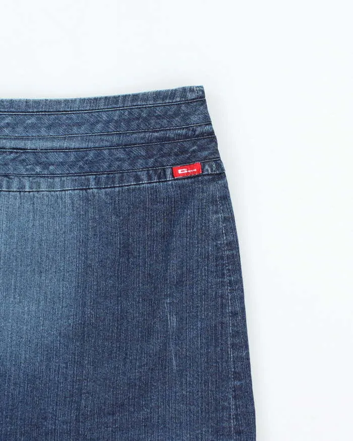 Vintage Y2k 00s Gasoline Wrap Denim Mini Skirt - S sold by Rokit product image thumbnail 4