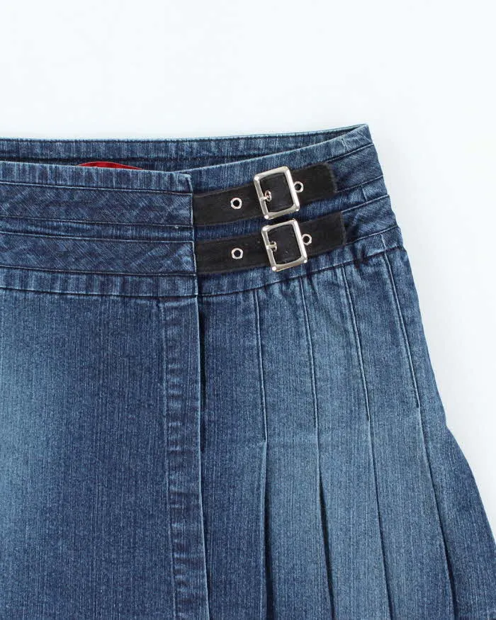Vintage Y2k 00s Gasoline Wrap Denim Mini Skirt - S sold by Rokit product image thumbnail 3