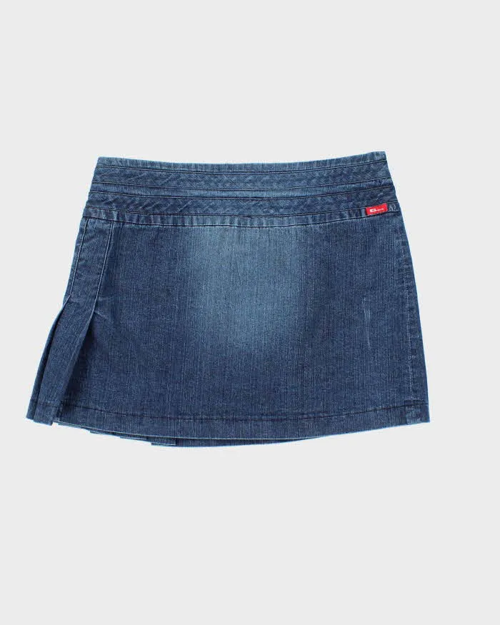 Vintage Y2k 00s Gasoline Wrap Denim Mini Skirt - S sold by Rokit product image thumbnail 2