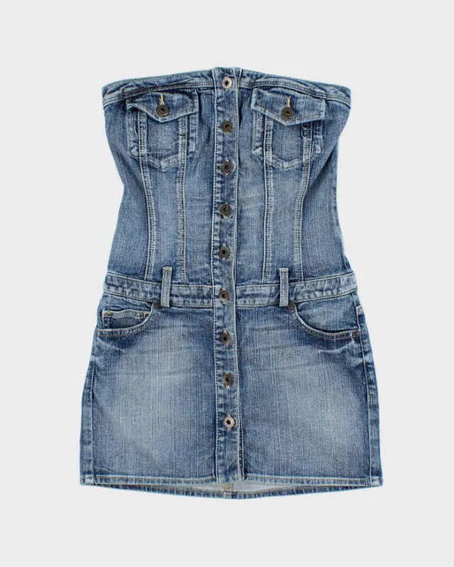 Vintage Y2k 00s Guess Denim Dress - XS sold by Rokit