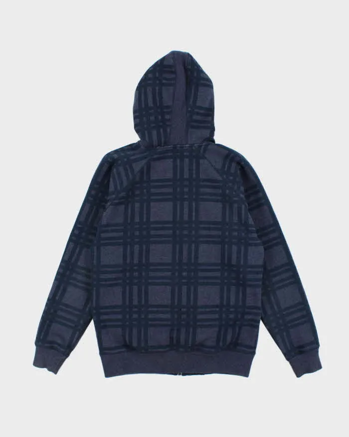 Vintage Y2K Stussy Striped Heavyweight Zip Up Hoodie - M sold by Rokit product image thumbnail 2