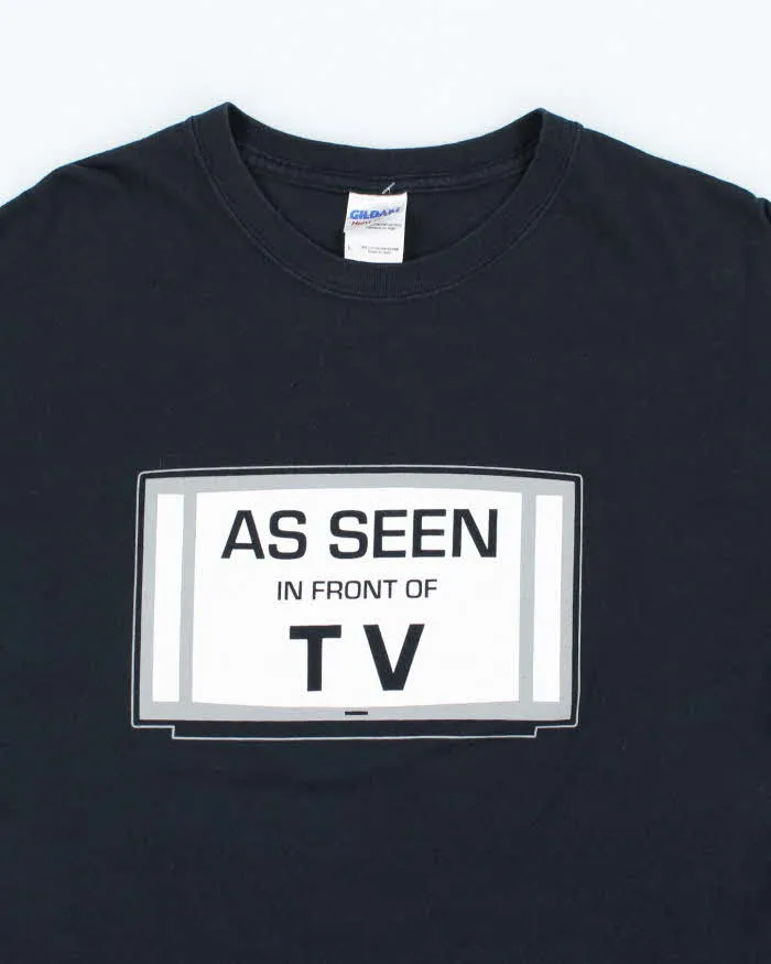 Vintage Y2K As Seen In Front Of TV Comedy Graphic T-Shirt - L sold by Rokit product image thumbnail 3