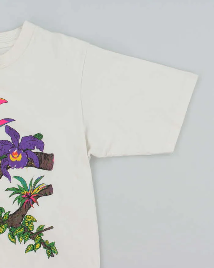 Vintage 90's Costa Rica Toucan Souvenir Graphic T-Shirt - L sold by Rokit product image thumbnail 4