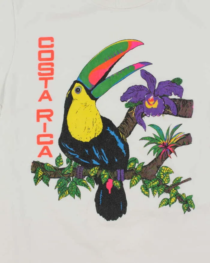 Vintage 90's Costa Rica Toucan Souvenir Graphic T-Shirt - L sold by Rokit product image thumbnail 3