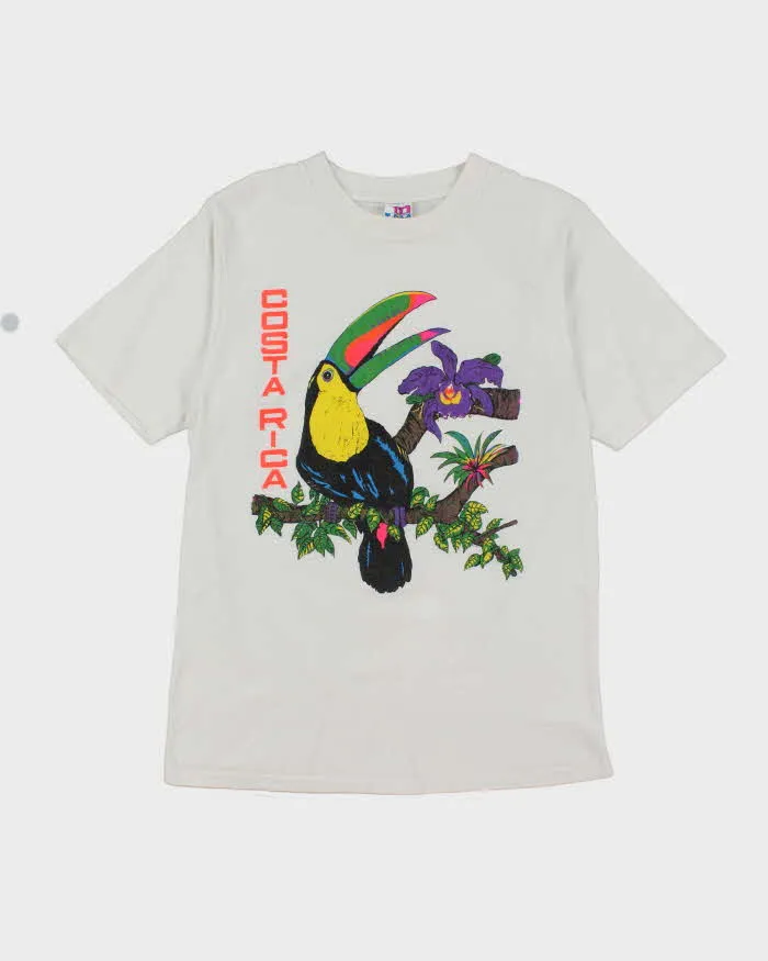 Vintage 90's Costa Rica Toucan Souvenir Graphic T-Shirt - L sold by Rokit