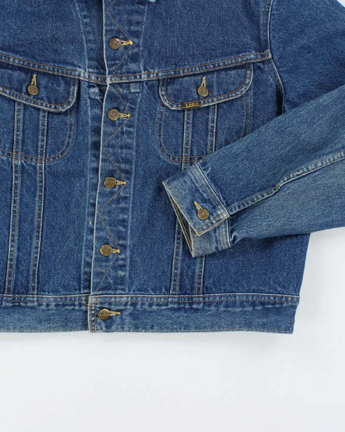 Vintage 90's Lee Dark Wash Boxy Denim Jacket - L sold by Rokit product image thumbnail 4
