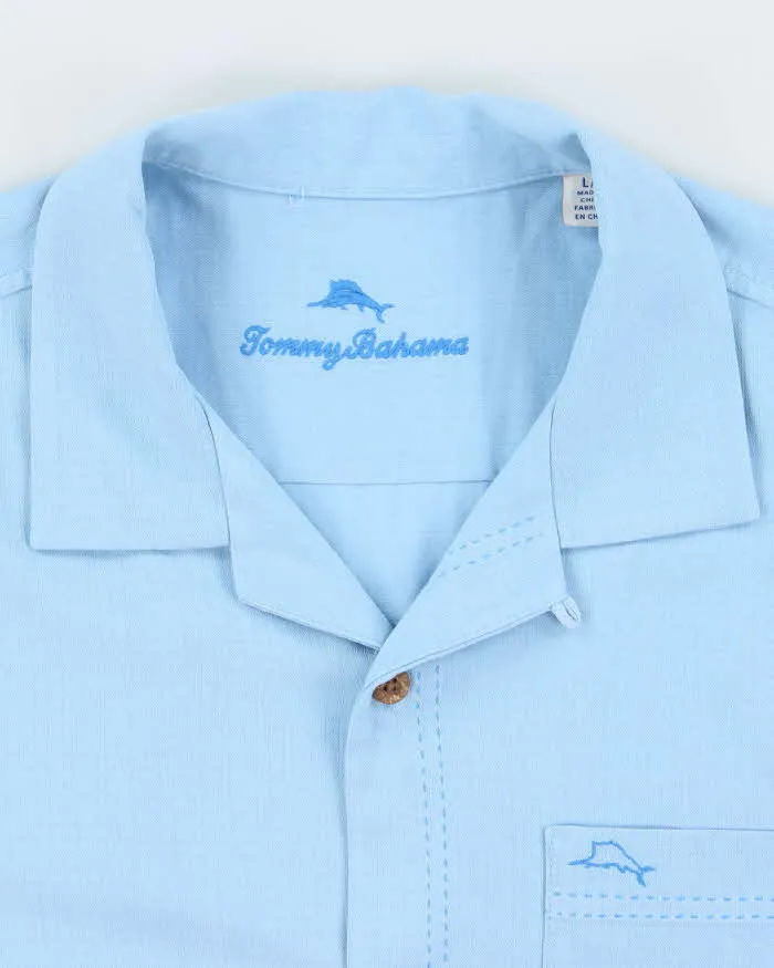 Vintage Tommy Bahama Plain Silk Hawaiian Shirt - L sold by Rokit product image thumbnail 5