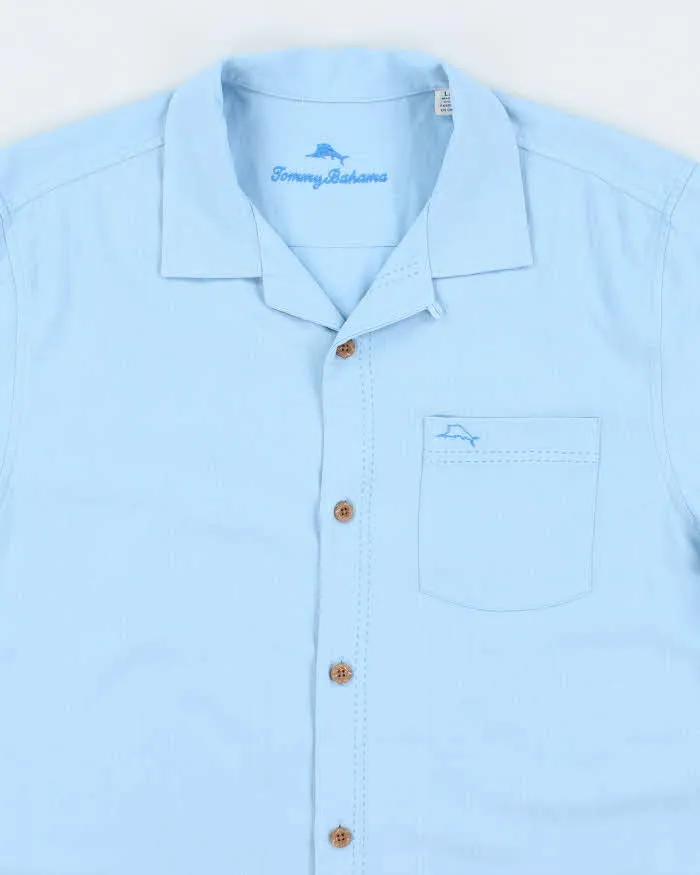 Vintage Tommy Bahama Plain Silk Hawaiian Shirt - L sold by Rokit product image thumbnail 3