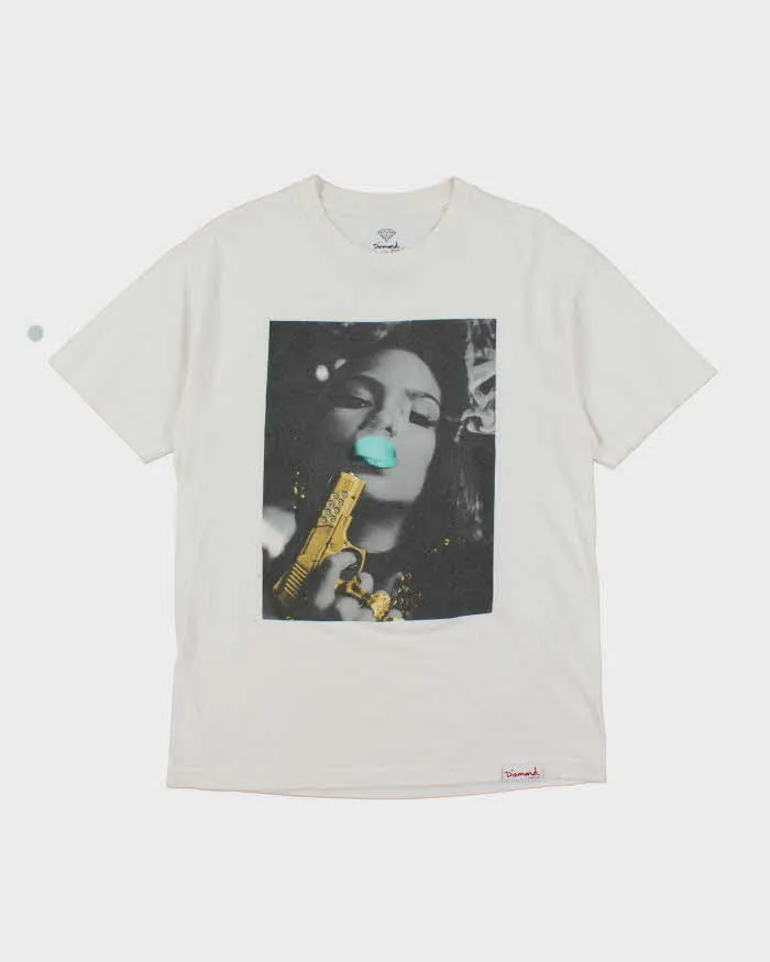 2000's Diamond Supply Cassie Graphic T-Shirt - L sold by Rokit