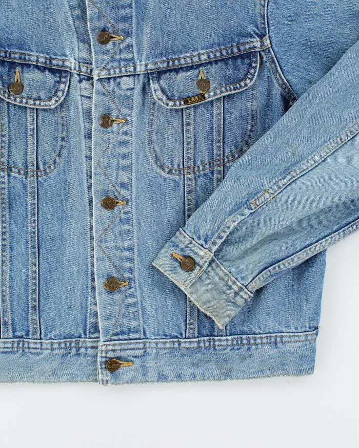 Vintage 90's Lee Faded Medium Wash Denim Jacket - M sold by Rokit product image thumbnail 4