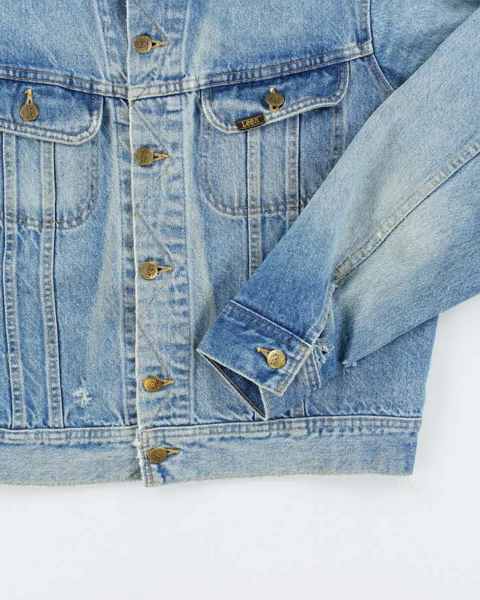 Vintage 80's Lee Faded Medium Wash Denim Jacket - M sold by Rokit product image thumbnail 4
