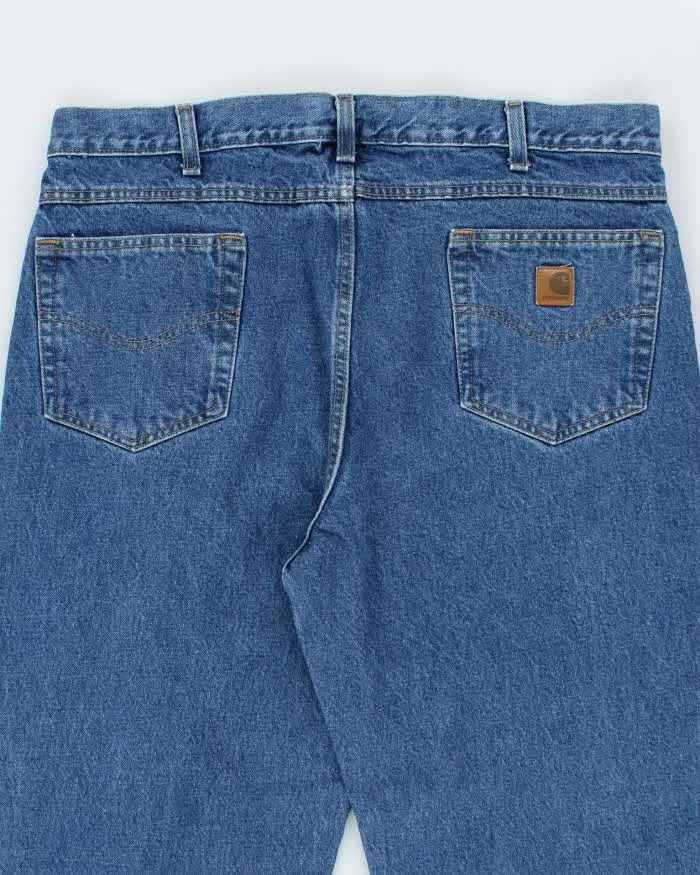 Vintage Y2K Carhartt Dark Wash Denim Jeans - W40 L30 sold by Rokit product image thumbnail 4