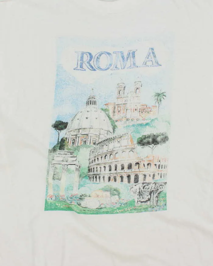 Vintage 90's Roma Italy Graphic Souvenir T-Shirt - M sold by Rokit product image thumbnail 3