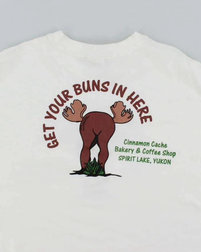 Vintage 90's Moose Buns Bakery Graphic T-Shirt - XL sold by Rokit product image thumbnail 4
