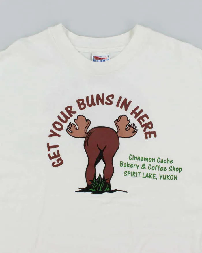 Vintage 90's Moose Buns Bakery Graphic T-Shirt - XL sold by Rokit product image thumbnail 3