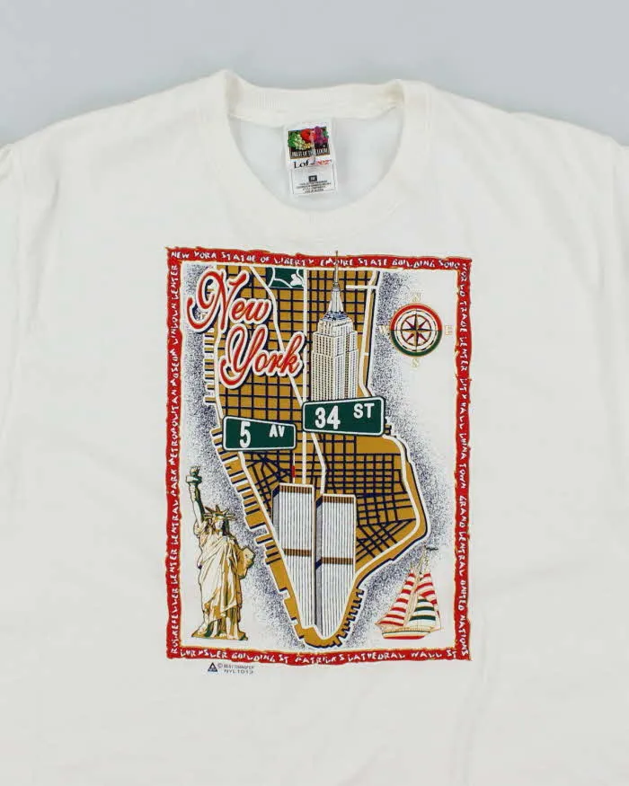 Vintage 90's New York City Souvenir Graphic T-Shirt - M sold by Rokit product image thumbnail 3
