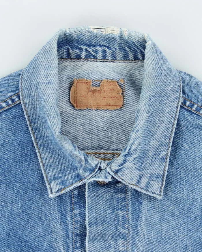 Vintage 90's Levi's Medium Wash Faded Denim Jacket - L sold by Rokit product image thumbnail 5