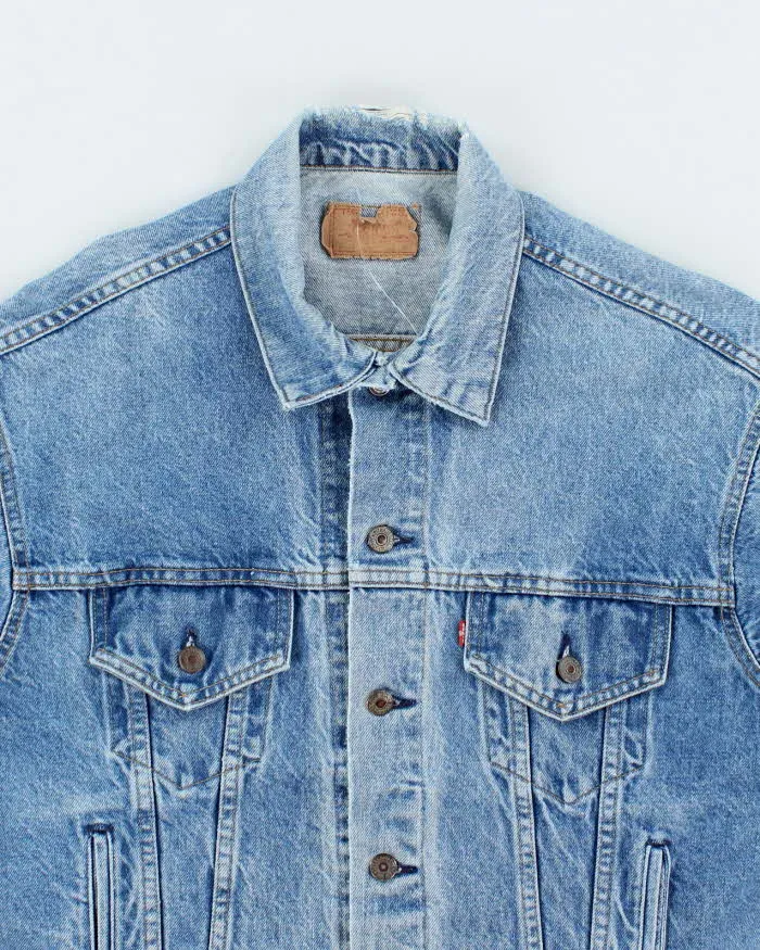 Vintage 90's Levi's Medium Wash Faded Denim Jacket - L sold by Rokit product image thumbnail 3