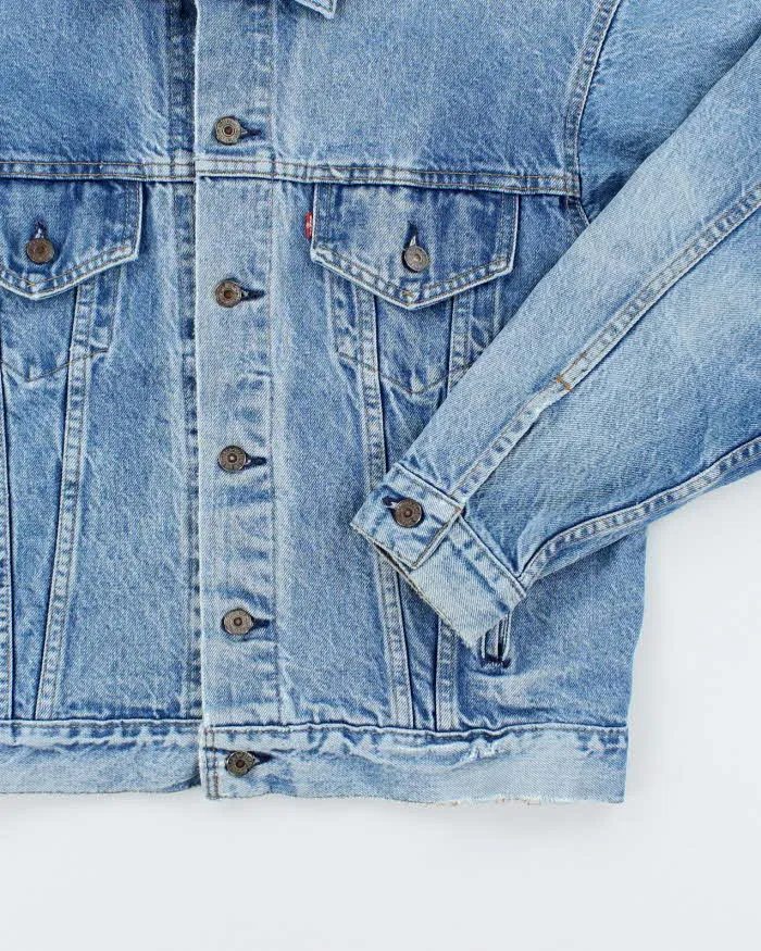 Vintage 90's Levi's Medium Wash Faded Denim Jacket - L sold by Rokit product image thumbnail 4