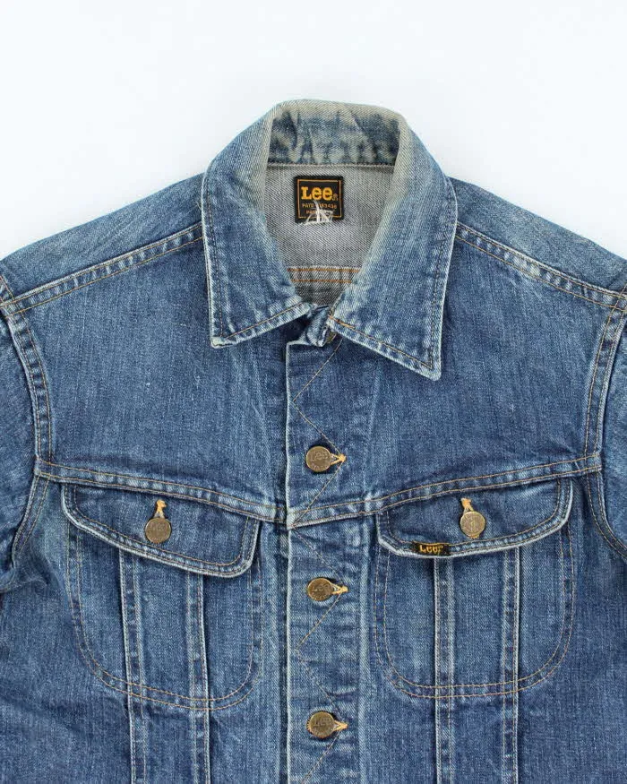 Vintage 90's Lee Faded Dark Wash Denim Jacket - S sold by Rokit product image thumbnail 3