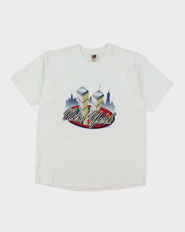 Vintage 90's New York Souvenir Graphic T-Shirt - L sold by Rokit