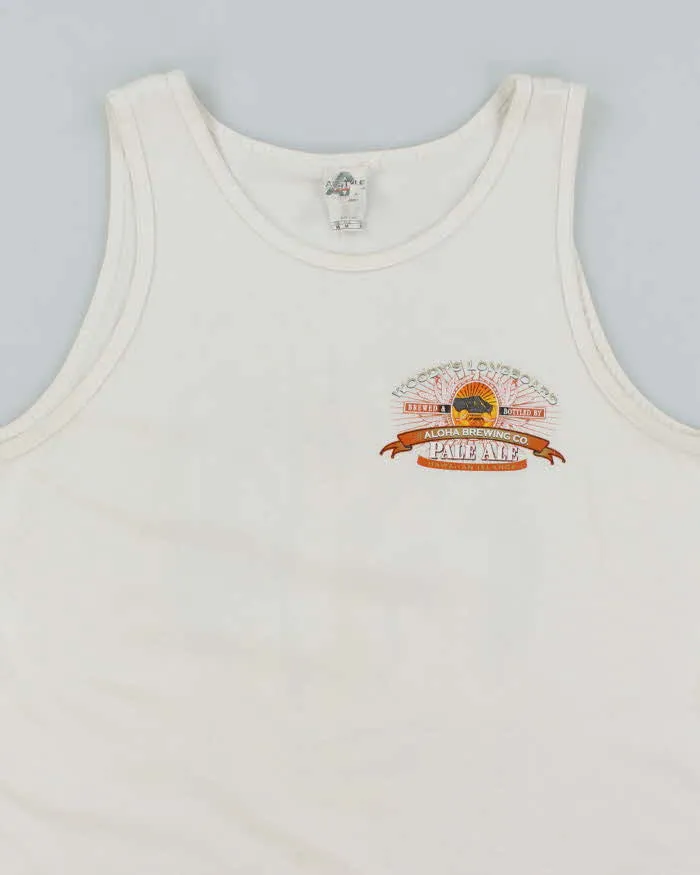 Vintage Y2K Aloha Brewing Graphic T-Shirt - M sold by Rokit product image thumbnail 3