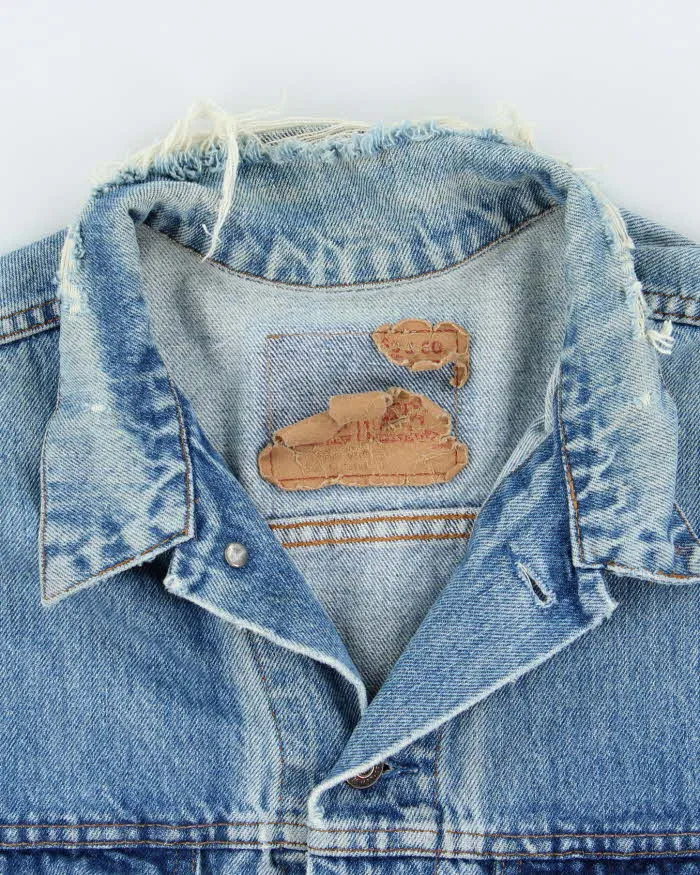 Vintage 90's Levi's Boxy Medium Wash Denim Jacket - L sold by Rokit product image thumbnail 5