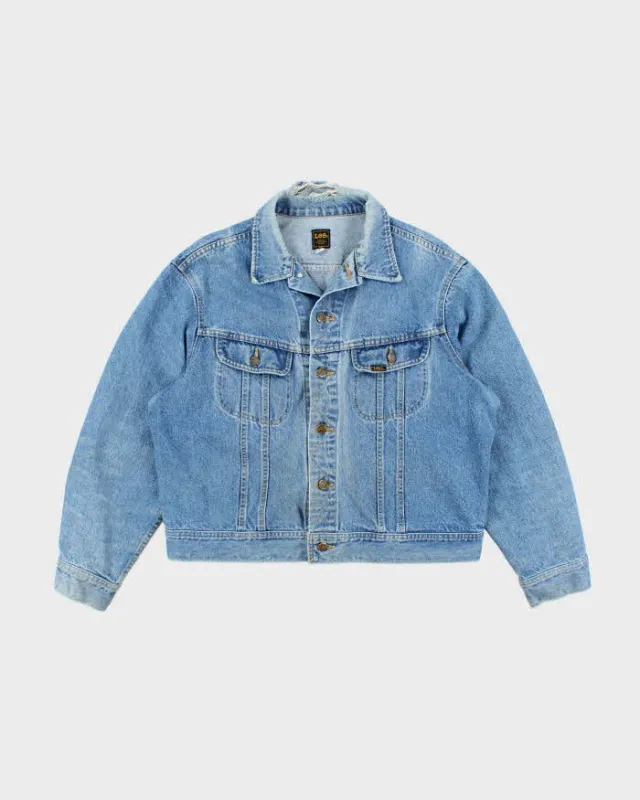 Vintage 90's Lee Light Wash Denim Jacket - L sold by Rokit