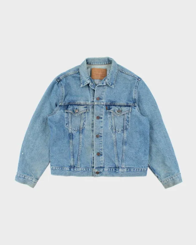 Vintage 90's Levi's Light Wash Denim Jacket - L made by Levi's