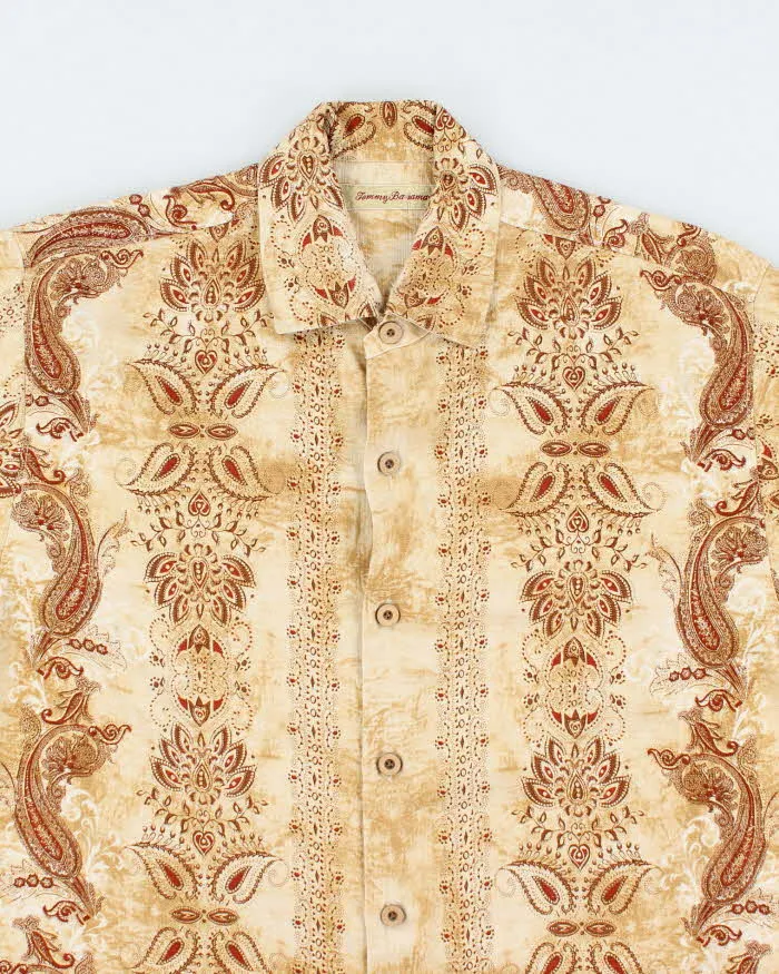 Vintage 2000's Tommy Bahama Patterned Short Sleeve Shirt - S sold by Rokit product image thumbnail 3