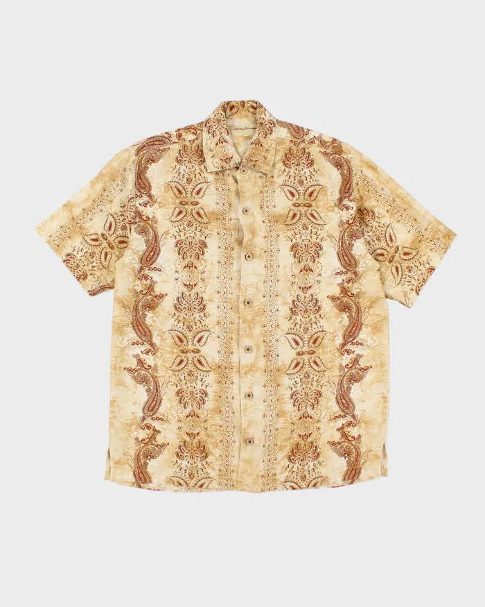 Vintage 2000's Tommy Bahama Patterned Short Sleeve Shirt - S sold by Rokit