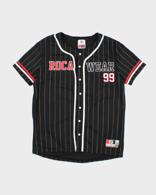 Vintage Y2K Rocawear Spell Out Baseball Jersey - XL sold by Rokit