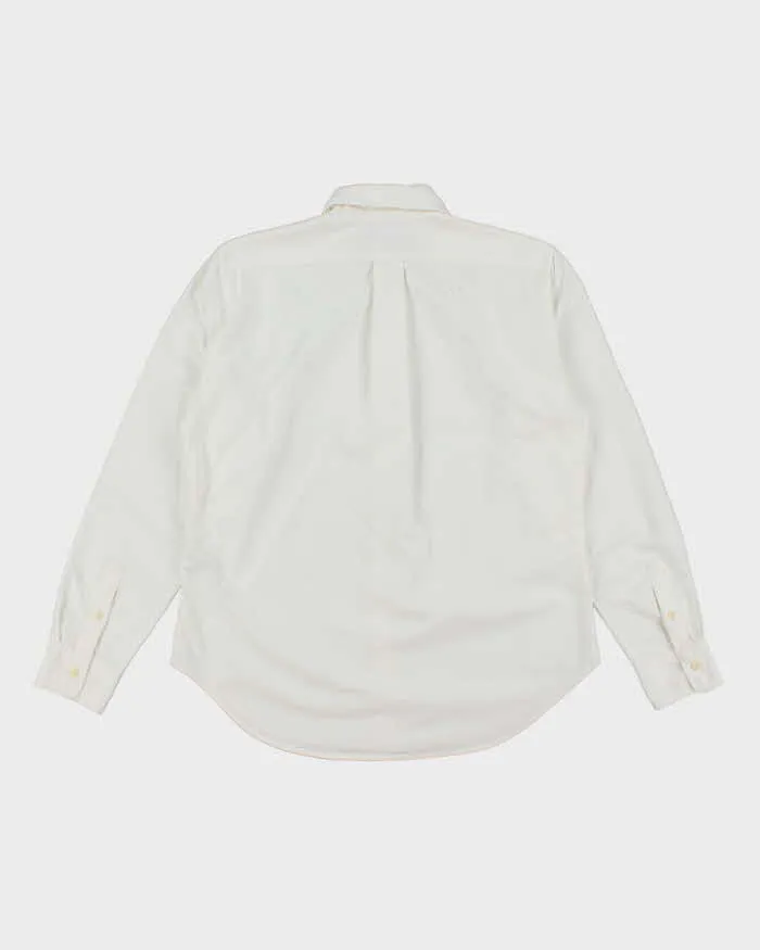 Vintage 2000's Ralph Lauren Heavyweight White Long Sleeve Shirt - M sold by Rokit product image thumbnail 2