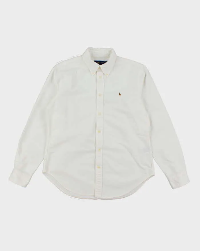 Vintage 2000's Ralph Lauren Heavyweight White Long Sleeve Shirt - M sold by Rokit