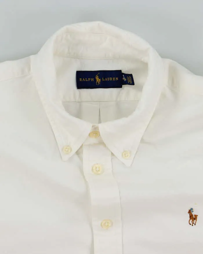 Vintage 2000's Ralph Lauren Heavyweight White Long Sleeve Shirt - M sold by Rokit product image thumbnail 5