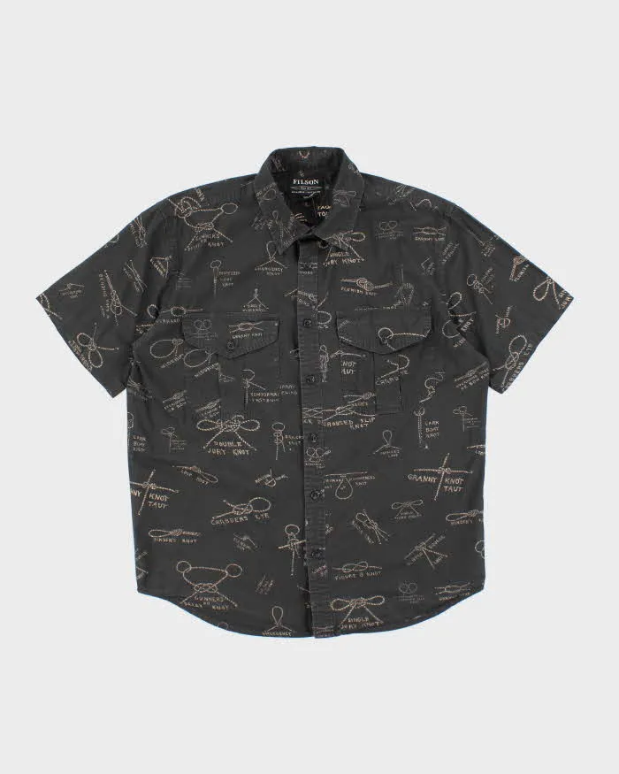 Vintage 2000's Filson Knot Types Graphic Print Shirt - M sold by Rokit