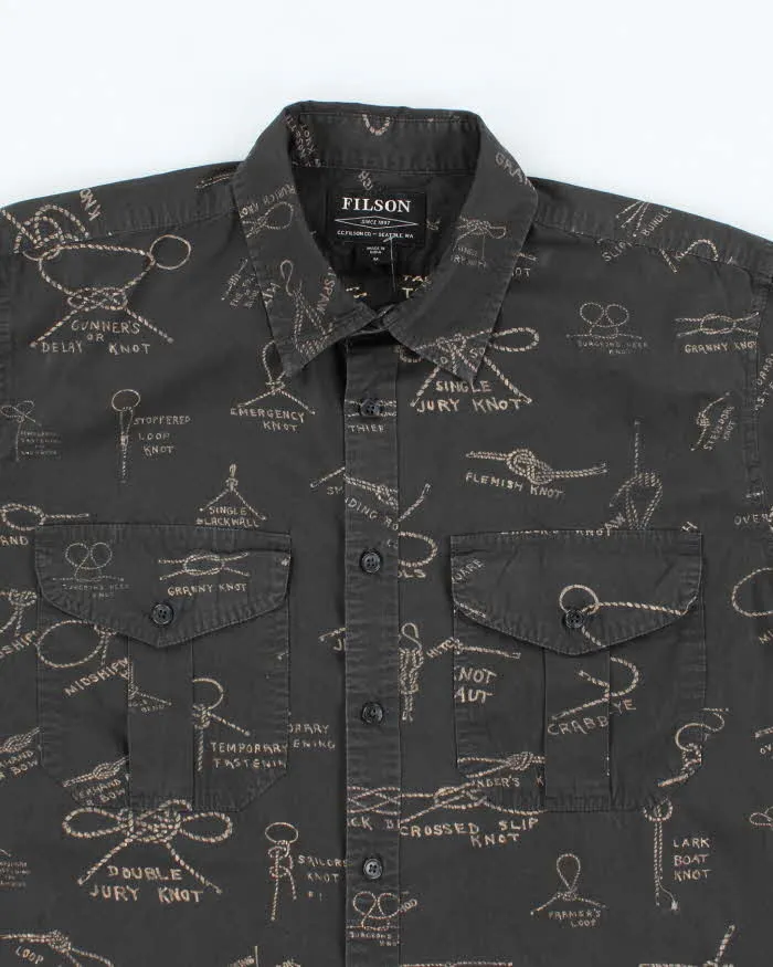 Vintage 2000's Filson Knot Types Graphic Print Shirt - M sold by Rokit product image thumbnail 3