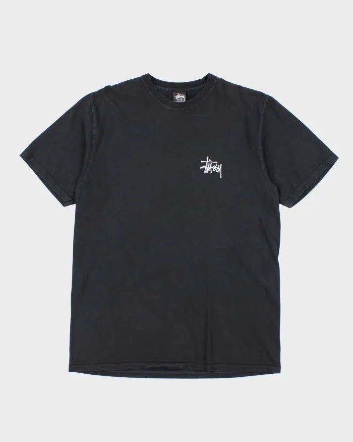 Vintage 2000's Stussy Spell Out Graphic T-Shirt - M sold by Rokit
