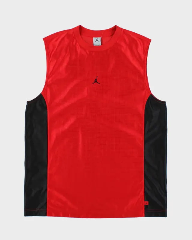 Vintage 2000's Jordan Embroidered Logo Basketball Jersey - L sold by Rokit