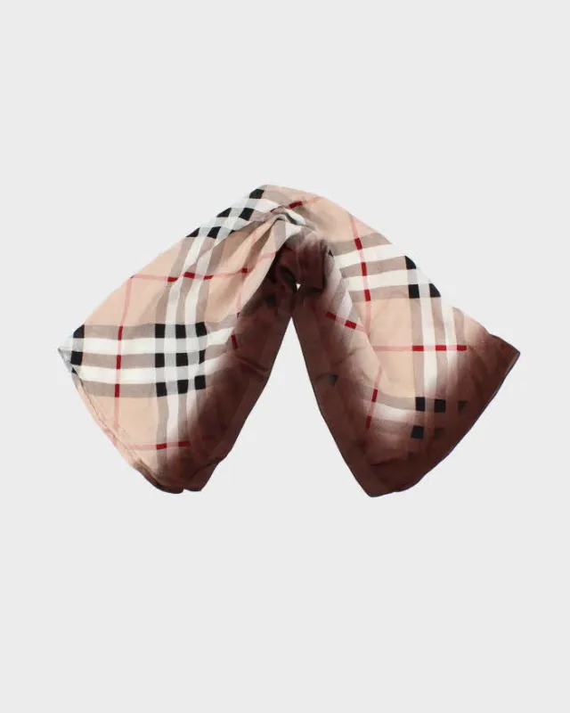 Vintage Burberry Silk Scarf sold by Rokit