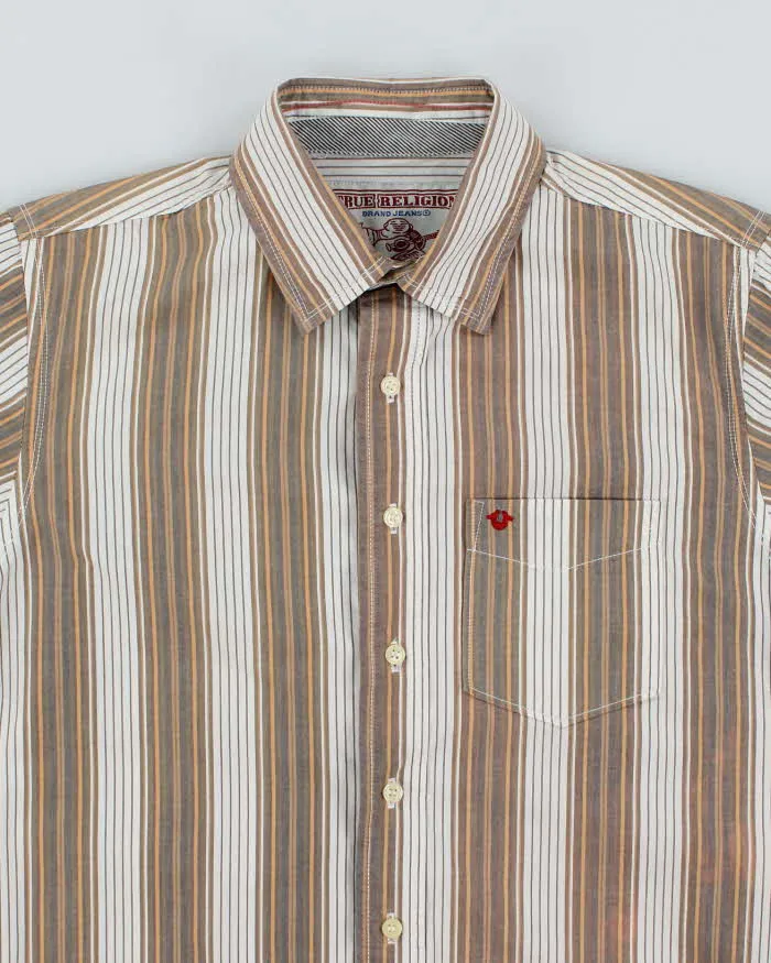 Vintage 2000's True Religion Striped Shirt - M sold by Rokit product image thumbnail 3