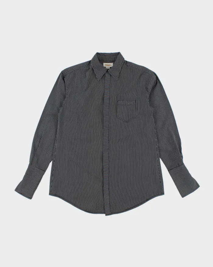 Vintage Y2K Diesel Fine Striped Long Sleeve Shirt - XS sold by Rokit