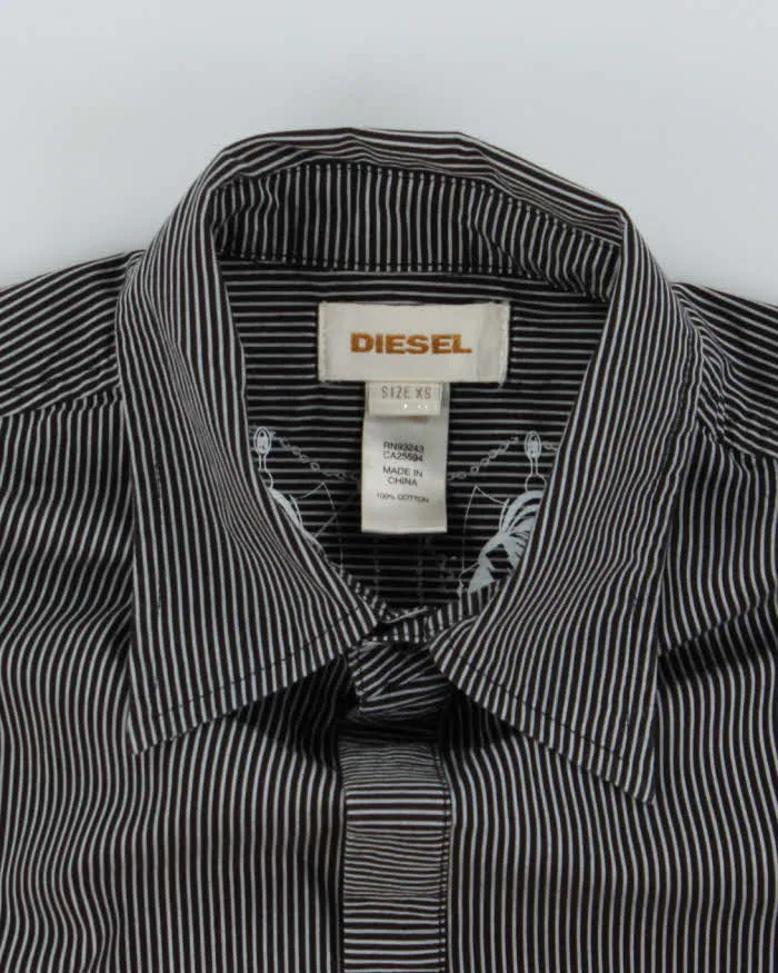 Vintage Y2K Diesel Fine Striped Long Sleeve Shirt - XS sold by Rokit product image thumbnail 5