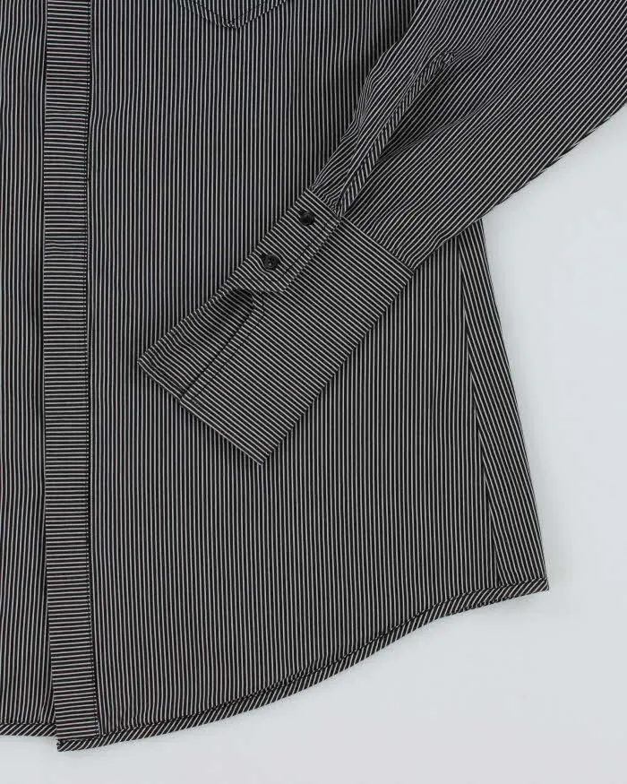 Vintage Y2K Diesel Fine Striped Long Sleeve Shirt - XS sold by Rokit product image thumbnail 4