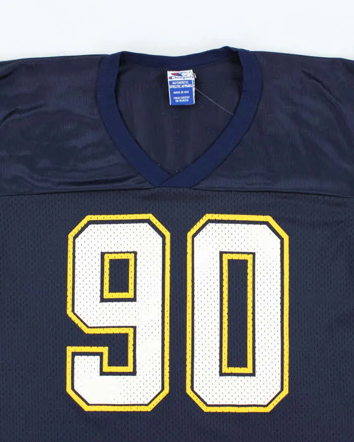 Vintage 90's Champion Chargers NFL Oversized Jersey - L sold by Rokit product image thumbnail 3