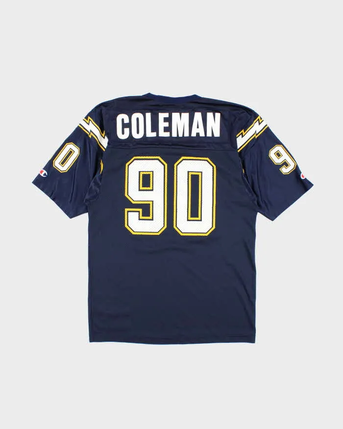 Vintage 90's Champion Chargers NFL Oversized Jersey - L sold by Rokit product image thumbnail 2