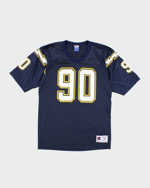 Vintage 90's Champion Chargers NFL Oversized Jersey - L sold by Rokit