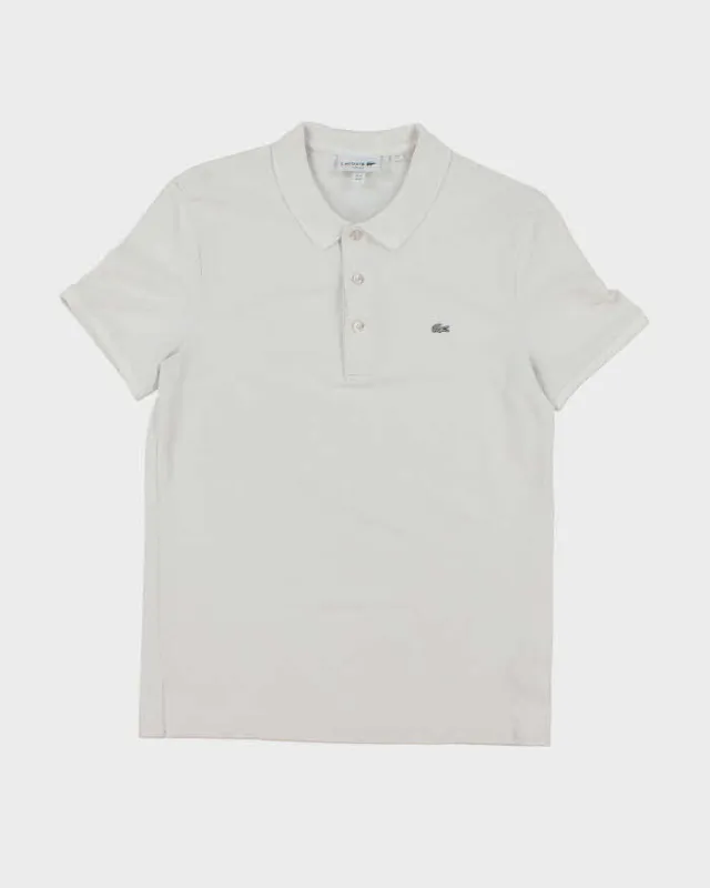 Vintage 2000's Lacoste Small Silver Croc Polo Shirt - M sold by Rokit