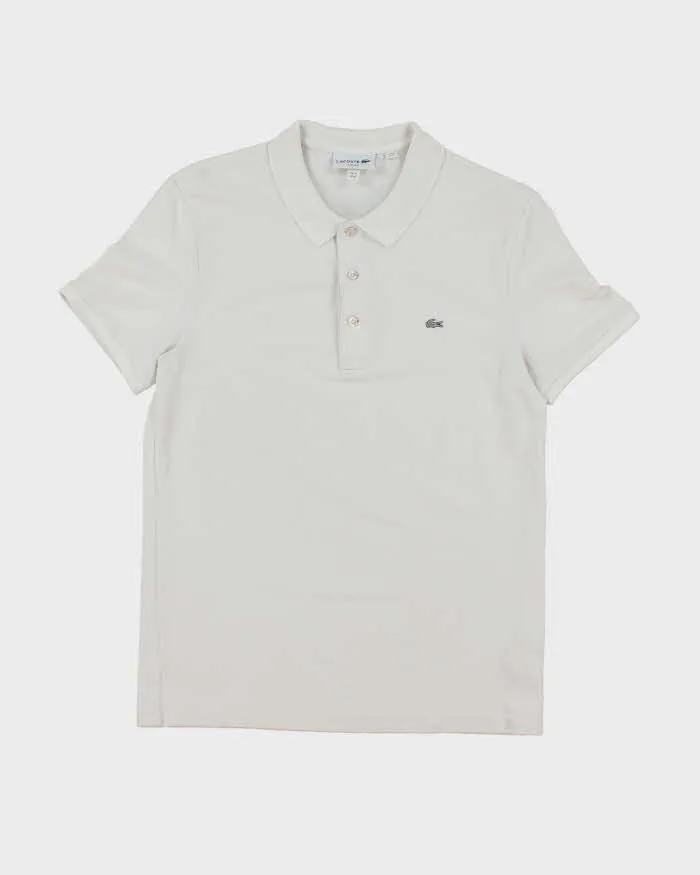 Vintage 2000's Lacoste Small Silver Croc Polo Shirt - M sold by Rokit