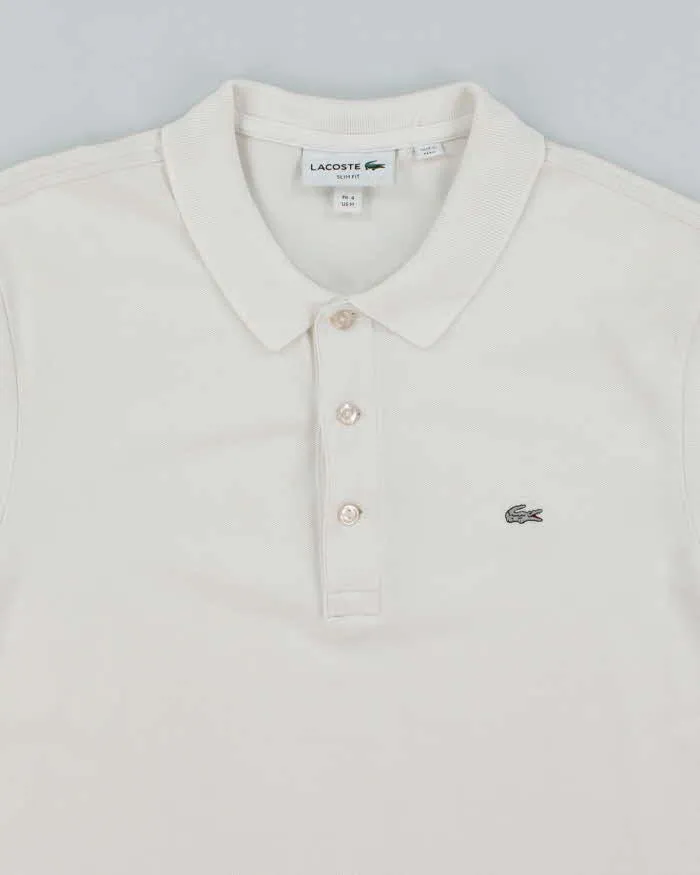Vintage 2000's Lacoste Small Silver Croc Polo Shirt - M sold by Rokit product image thumbnail 3
